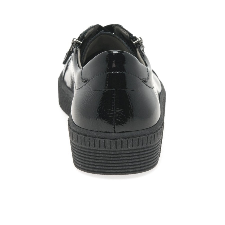 Sagesse Femmes Casual Chaussures Verni Noir Gabor | Exclusif